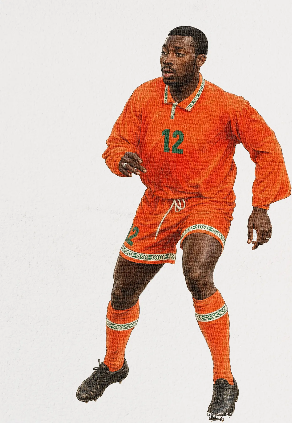 Portrait illustré du footballeur Joël Tiéhi